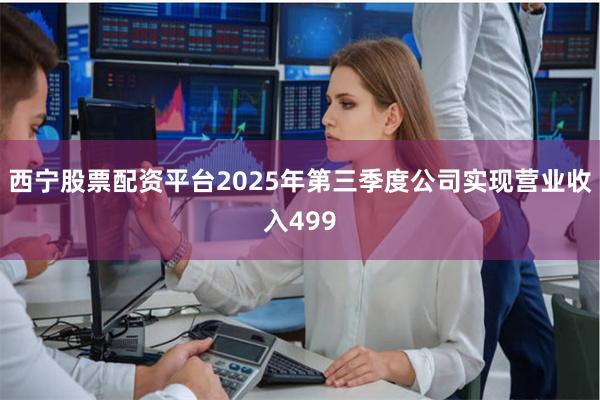 西宁股票配资平台2025年第三季度公司实现营业收入499